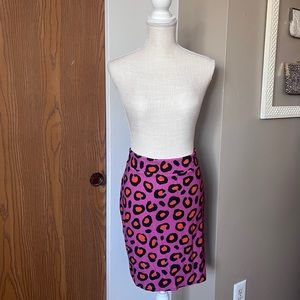 Farm Rio for Anthropologie Leopard Mini Skirt
